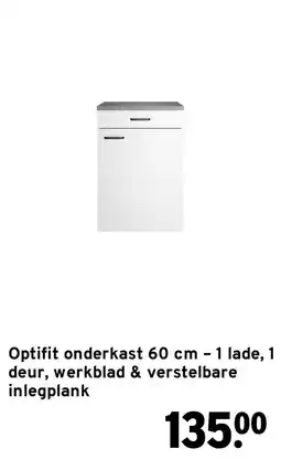 GAMMA Optifit onderkast 60 cm aanbieding