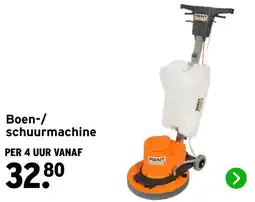 GAMMA Rent boen-/schuurrmachine aanbieding