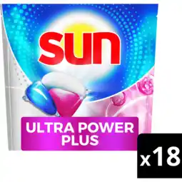 Jumbo Sun Ultra Power Plus Vaatwascapsules 18 Stuks aanbieding
