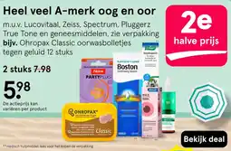Etos Heel veel A-merk oog en oor aanbieding