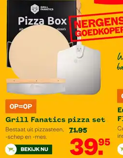 Welkoop Grill Fanatics pizza set aanbieding