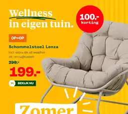 Welkoop Schommelstoel Lenza aanbieding
