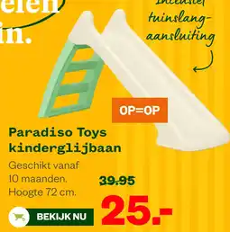 Welkoop Paradiso Toys kinderglijbaan aanbieding