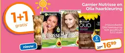 Trekpleister Garnier Nutrisse en Olia haarkleuring aanbieding
