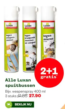 Welkoop Alle Luxan spuitbussen aanbieding