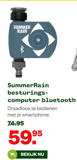 Welkoop SummerRain besturings- computer bluetooth aanbieding