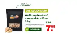Welkoop Welkoop houtwol aanmaakkrullen aanbieding