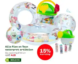 Welkoop Alle Fien en Teun waterpret artikelen aanbieding