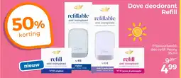 Trekpleister Dove deodorant Refill aanbieding