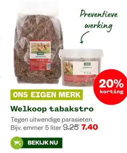 Welkoop Welkoop tabakstro aanbieding