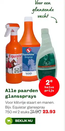 Welkoop Alle paarden glanssprays aanbieding