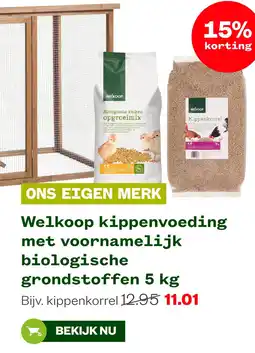 Welkoop Welkoop kippenvoeding met voornamelijk biologische aanbieding