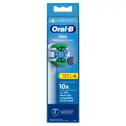 Jumbo Oral-B Pro Precision Clean Opzetborstels, 4 Stuks aanbieding