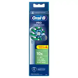 Jumbo Oral-B Pro Cross Action Opzetborstels 4 Stuks aanbieding