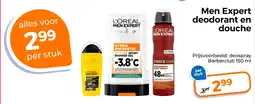 Trekpleister Men Expert deodorant endouche aanbieding