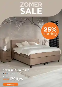TotaalBED Boxspring Nightline aanbieding