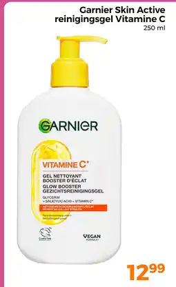Trekpleister Garnier Skin Active reinigingsgel Vitamine C aanbieding