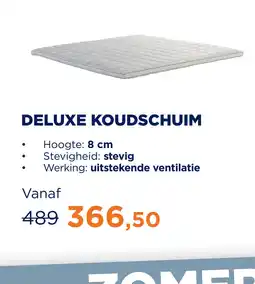 TotaalBED Topmatras Deluxe | koudschuim aanbieding