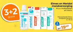 Trekpleister Elmex en Meridol mondverzorging M.u.v. multipakken en mini's. aanbieding