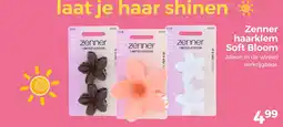 Trekpleister Zenner haarklem Soft Bloom aanbieding