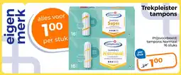 Trekpleister Trekpleister tampons aanbieding