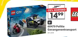 Top1Toys LEGO City Police 60479 Politie Gevangenentransport aanbieding