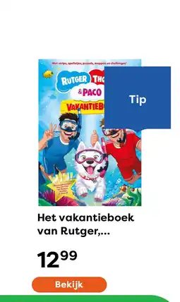 The Read Shop Het vakantieboek van Rutger, Thomas en Paco aanbieding