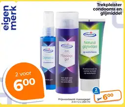 Trekpleister Trekpleister condooms en glijmiddel aanbieding