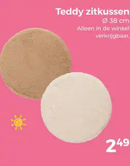 Trekpleister Teddy zitkussen aanbieding