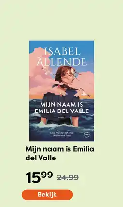 The Read Shop Mijn naam is Emilia del Valle aanbieding