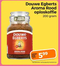 Trekpleister Douwe EgbertsAroma Rood oploskoffie aanbieding