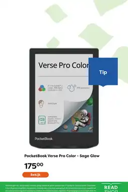 The Read Shop PocketBook Verse Pro Color - Sage Glow aanbieding