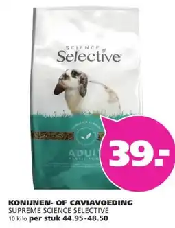 Ranzijn KONIJNEN- OF CAVIAVOEDING SUPREME SCIENCE SELECTIVE aanbieding