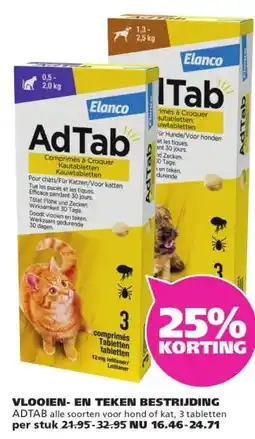 Ranzijn VLOOIEN- EN TEKEN BESTRIJDING ADTAB aanbieding