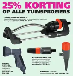 Ranzijn ZWENKSPROEIER AQUA S aanbieding