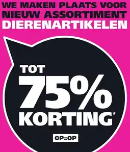 Ranzijn WE MAKEN PLAATS VOOR NIEUW ASSORTIMENT DIERENARTIKELEN aanbieding