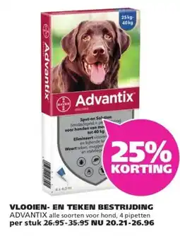 Ranzijn VLOOIEN- EN TEKEN BESTRIJDING ADVANTIX aanbieding