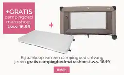 Prenatal campingbedmatrashoes aanbieding