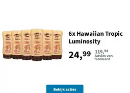 Plein.nl 6x Hawaiian Tropic Luminosity aanbieding