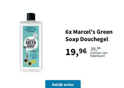 Plein.nl 6x Marcel's Green Soap Douchegel aanbieding