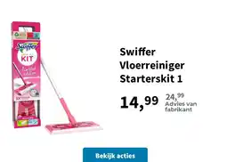 Plein.nl Swiffer Vloerreiniger Starterskit 1 aanbieding
