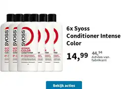 Plein.nl 6x Syoss Conditioner Intense Color aanbieding