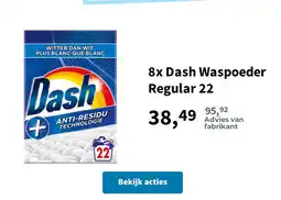 Plein.nl 8x Dash Waspoeder Regular 22 aanbieding