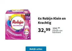 Plein.nl 6x Robijn Klein en Krachtig aanbieding