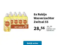 Plein.nl 8x Robijn Wasverzachter Zwitsal 55 aanbieding