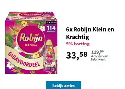 Plein.nl 6x Robijn Klein en Krachtig aanbieding