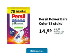 Plein.nl Persil Power Bars Color 75 stuks aanbieding