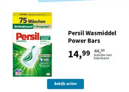 Plein.nl Persil Wasmiddel Power Bars aanbieding