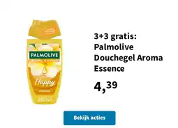 Plein.nl 3+3 gratis: Palmolive Douchegel Aroma Essence aanbieding