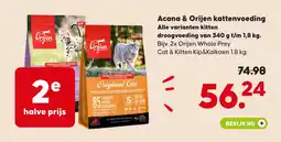 Pets Place Acana & Orijen kattenvoeding Alle varianten kitten aanbieding